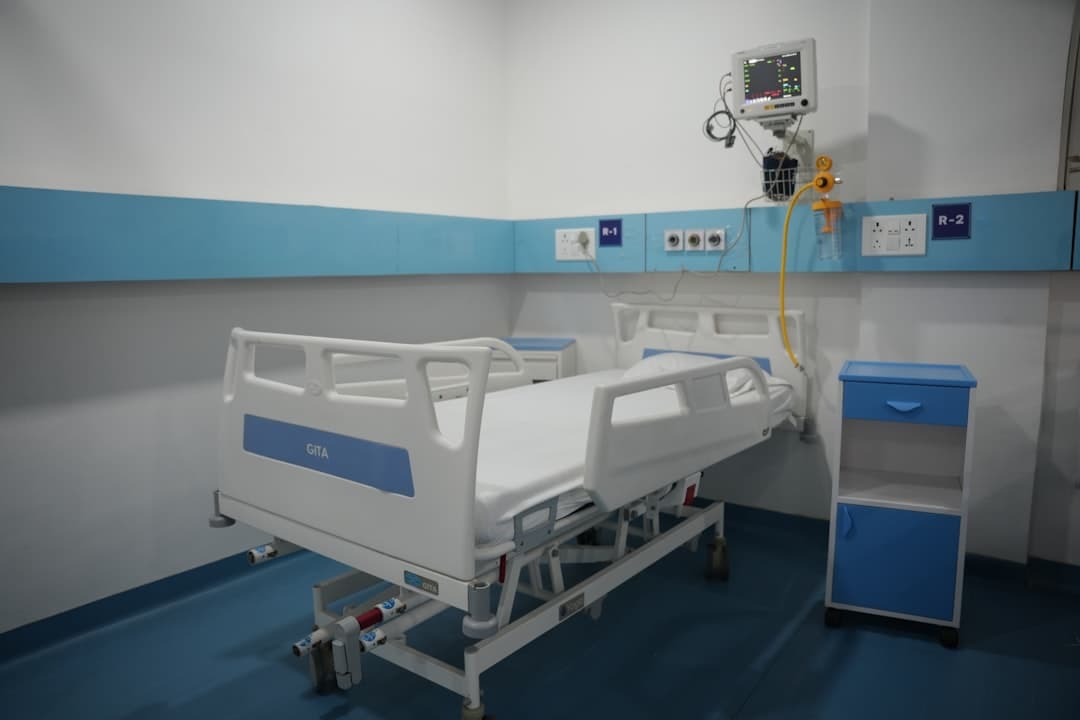 Advanced medical equipment being managed in a hospital biomedical department