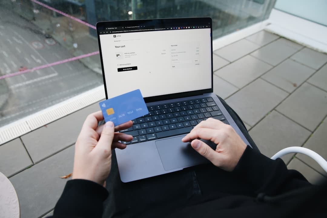 A customer ordering medicines online from an e-pharmacy on a laptop